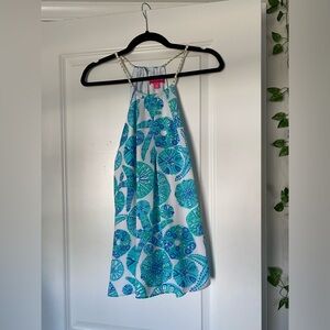 NWT Lilly Pulitzer for Target blue Starfish & Jellyfish print tank size XL